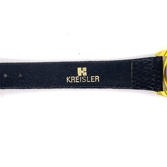 Walt Disney Mickey Mouse MCK168 30.5MM Gold Tone Leather Strap Watch w/ Box! 123 - Picture 7 of 8